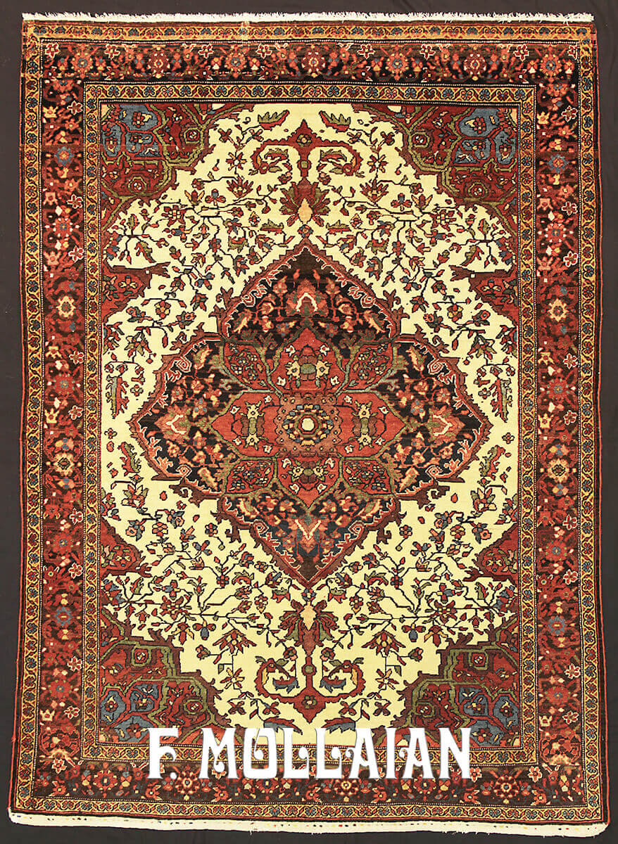 Tappeto Persiano Antico Saruk Farahan n°:8085